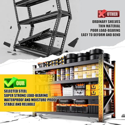 CCIOBTE 4-Pack 8000LBS Heavy Duty Garage Shelving - Image 6