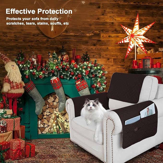 Waterproof Sofa Armrest Cover Headrest Cover - Image 2