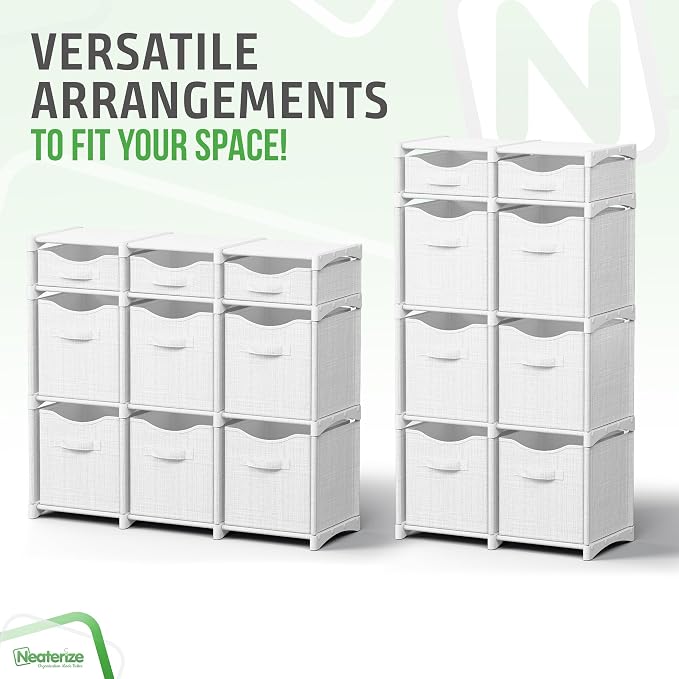 9 Cube Closet Organizers And Storage | Includes All Storage Cube Bins | Easy To - Image 4
