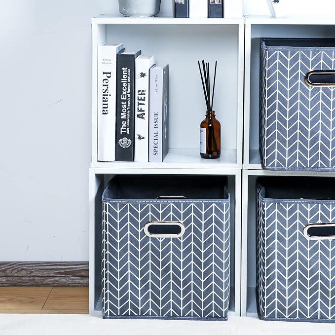 Fabric Cloth Storage Bins, Fabric Cube Organizer - Image 6