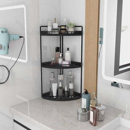 Dorhors Corner Bathroom Organizer Countertop, Vanity Counter Storage Shelf | 3 - Image 2