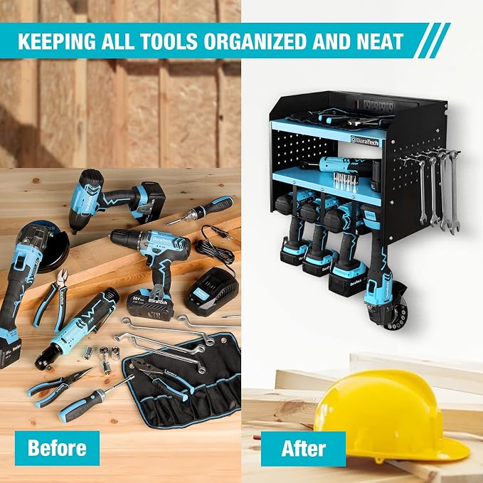 DURATECH Power Tool Organizer Wall Mount - Image 6