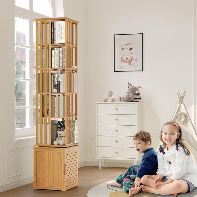 YOWOS Rotating Bookcase Tower - Image 5