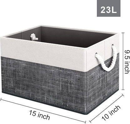Storage Bins 4-Pack, Foldable Storage Baskets - Image 2