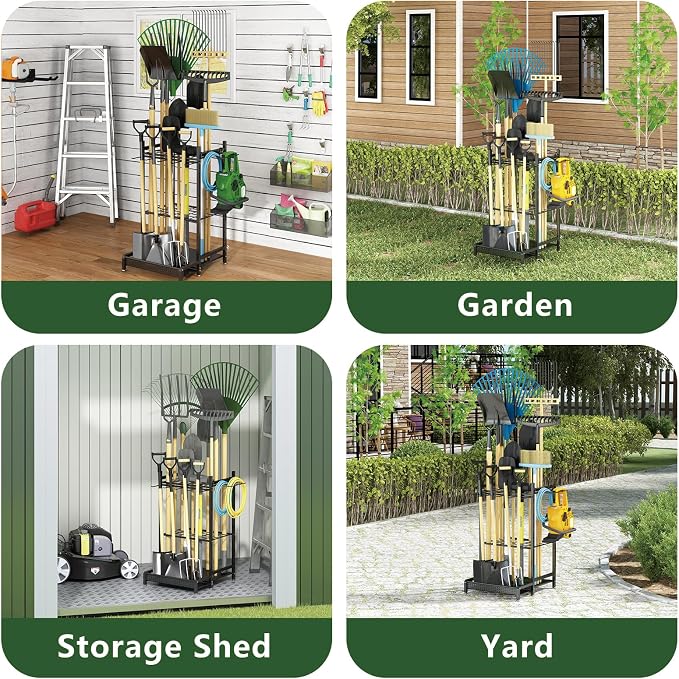 Garden Tool Organizer for Garage, Utility Storage Racks - Image 4