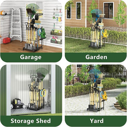 Garden Tool Organizer for Garage, Utility Storage Racks - Image 4
