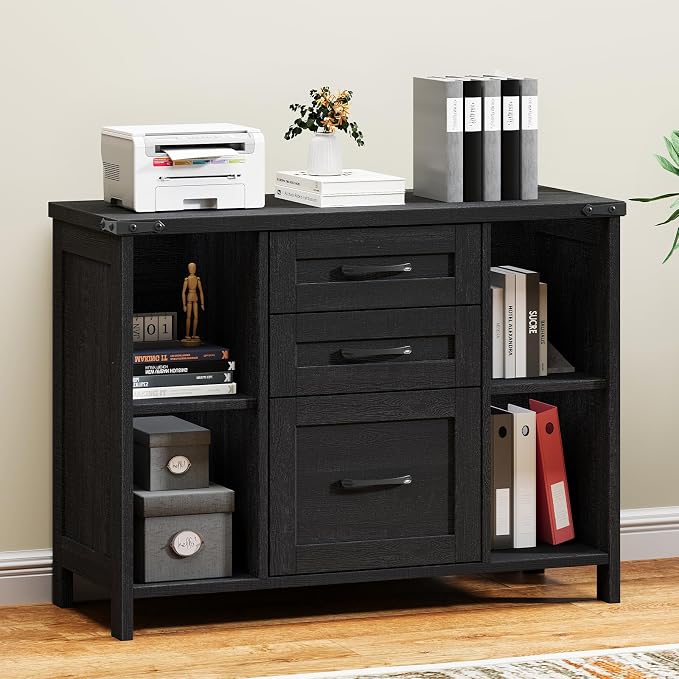 Farmhouse Lateral File Cabinet by Halitaa