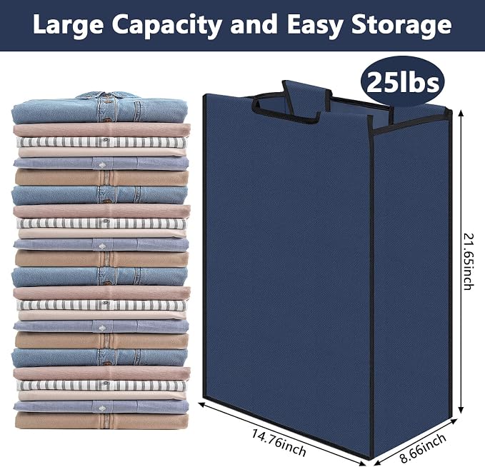 Bonuci 3 Pcs Laundry Sorter Replacement Bags Hamper Cart Removable Replacement - Image 3