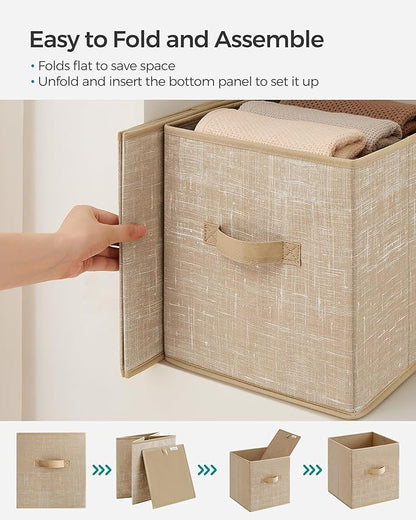 SONGMICS Storage Cubes, 11-Inch Non-Woven Fabric Bins - Image 4