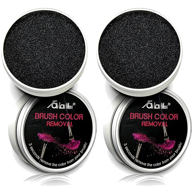 TailaiMei 2 Pack Color Removal Cleaner Sponge, Quickly & Easily Clean Makeup - Image 9