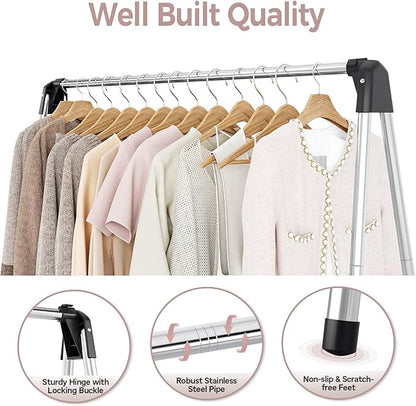 TOOLF Clothes Drying Rack Foldable, Laundry Drying Rack Stainless Steel - Image 4