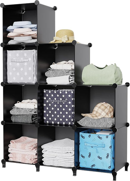 HOMIDEC Closet Organizers and Storage, 9 Cube Storage Organizer, Portable - Image 9