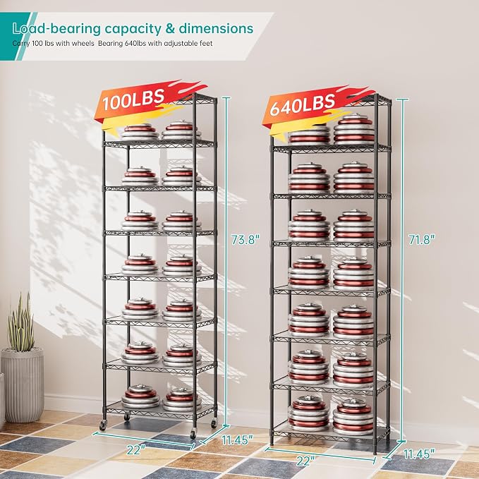 SINGAYE Shelf Closet Wire Shelving：Adjustable Metal Unit - Image 3