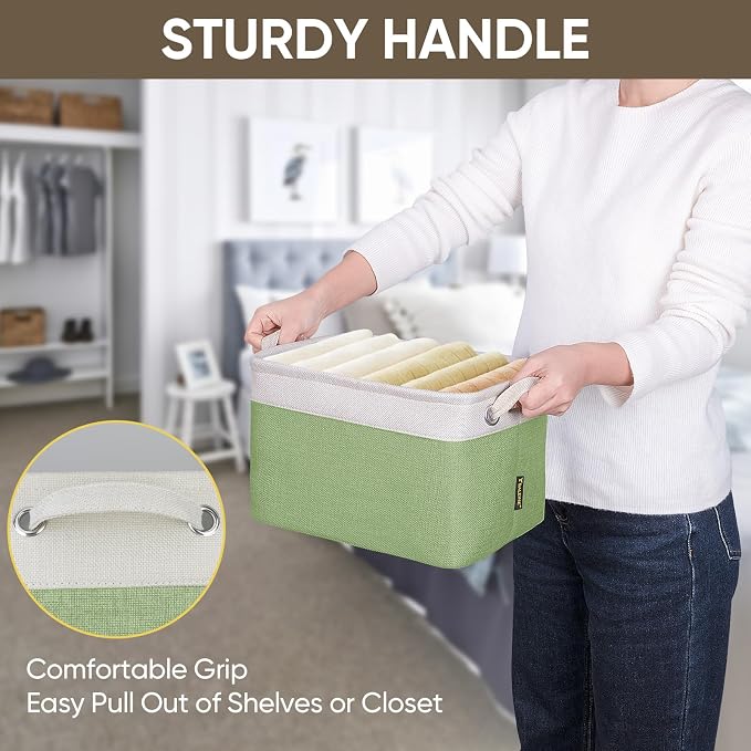 BALEINE 2 Pack Fabric Storage Bins - Image 9
