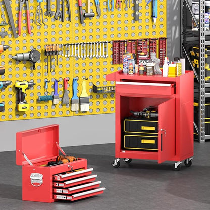 Greenvelly Tool Chest, 5-Drawer Rolling Tool Chest - Image 2