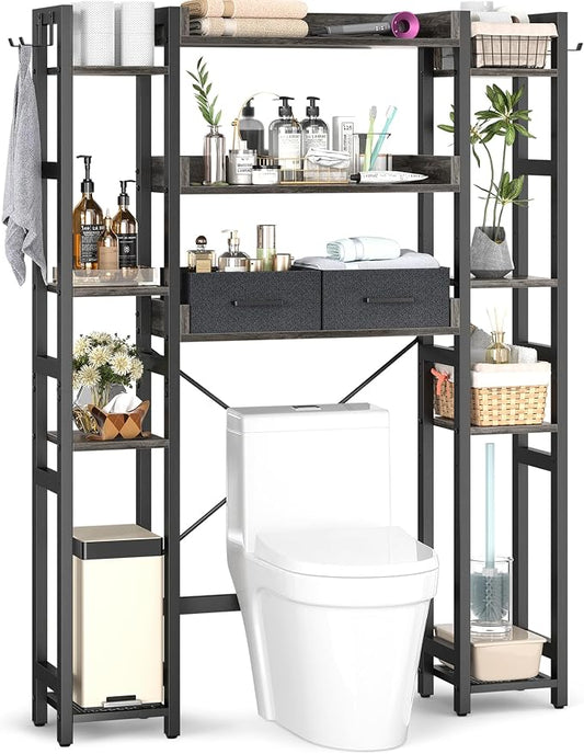 Over The Toilet Storage with 2 Drawers by Besiost