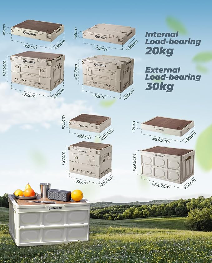 Collapsible Camping Storage Bin 55L - Image 2