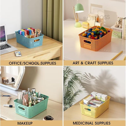 Colorful Plastic Storage Baskets - Image 7