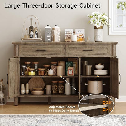 ONBRILL 55 Inch Buffet Cabinet - Image 5