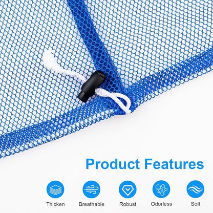 2 Pack Large Mesh Laundry Bags, Machine Washable Laundry Bag - Image 3