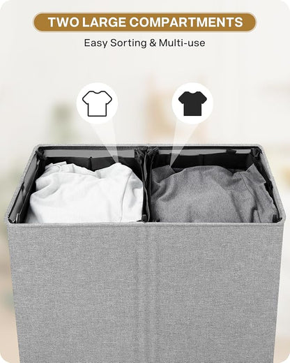 SOLEDI Double Laundry Hamper - Image 4