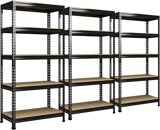 PrimeZone 32" W x 16" D x 63" H Storage Shelves by PrimeZone