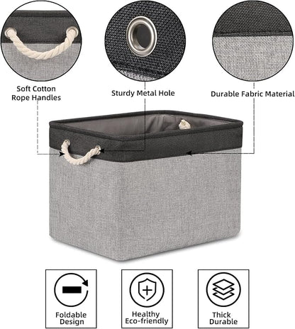 Bidtakay Fabric Storage Baskets - Image 5