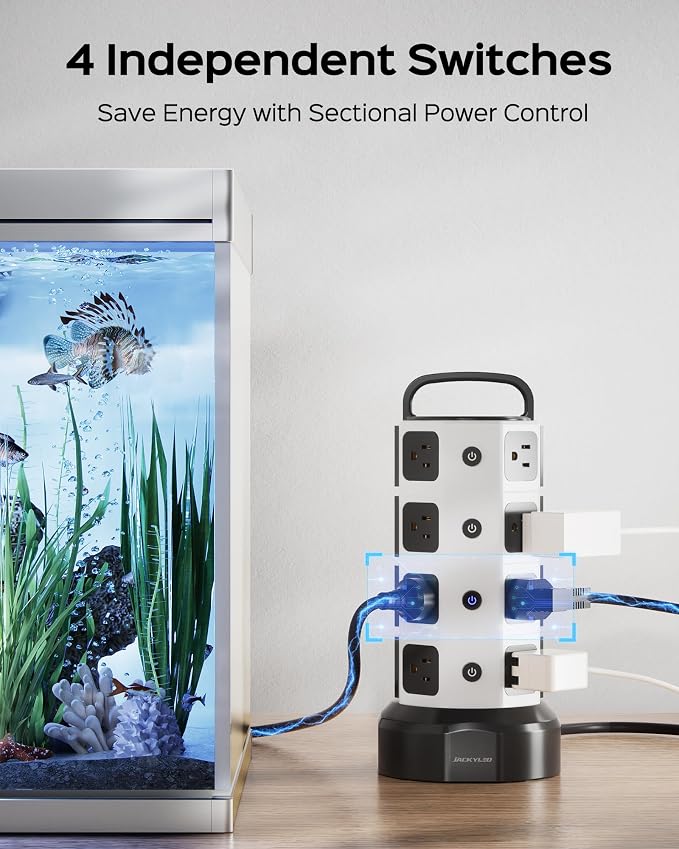 Power Strip Tower Surge Protector - Image 4