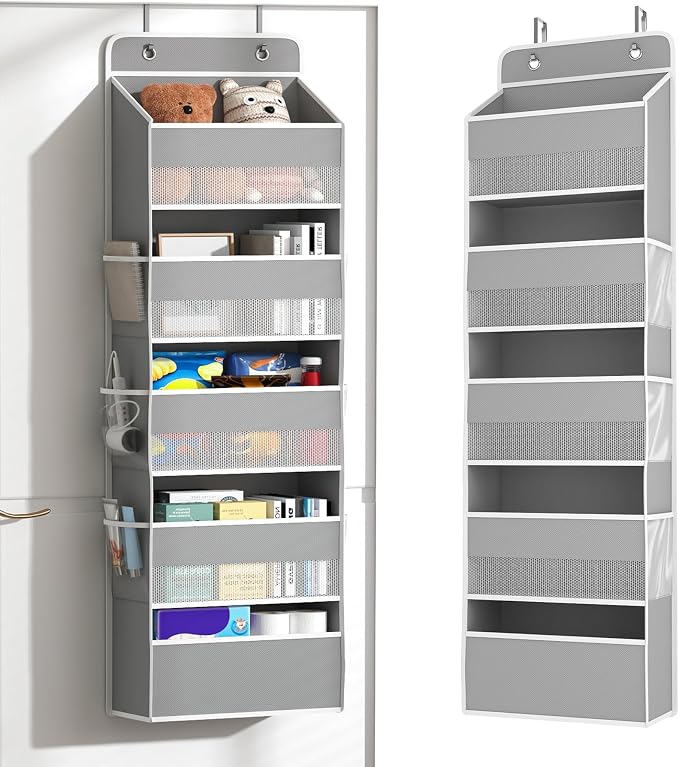 1 Pack 5-Tier Over the Door Organizer, Heavy-Duty Large Deep Pocket Hanging by Unknown