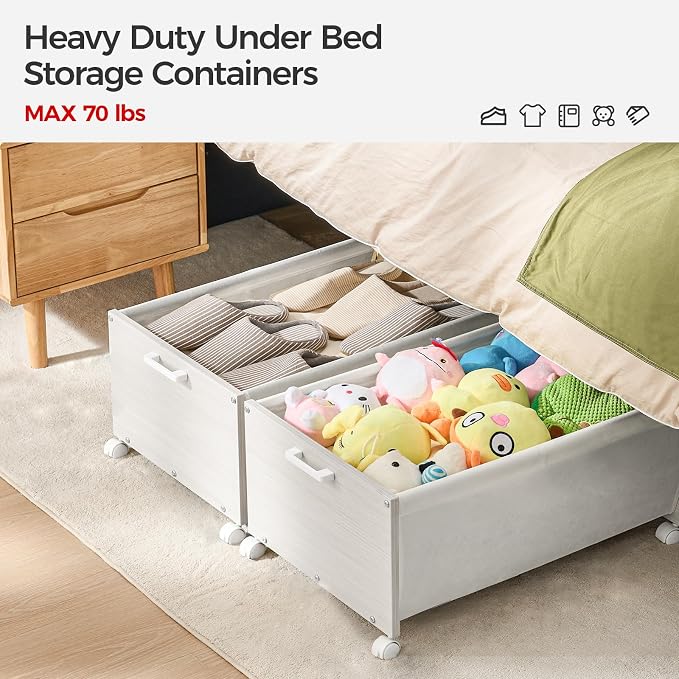 FOUCSSOMEI Under Bed Storage - Image 2