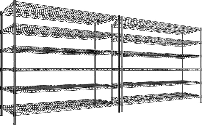 REIBII 83"H Storage Shelves 3840LBS Metal Shelving Unit Garage Shelving Heavy by REIBII