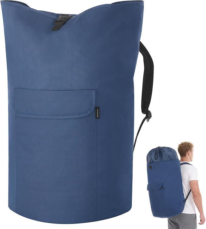 SONGMICS Laundry Bag, Laundry Backpack 31.7 Gallons, Heavy-Duty, Large by Unknown