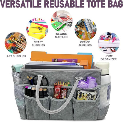 Cupohus Water-Resistant Art Organizer Tote Bag - Image 7