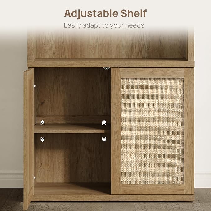 SICOTAS 70.5" Tall Bookshelf - Image 7