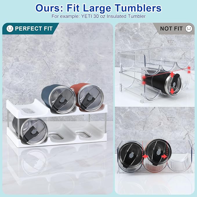 LANDNEOO Stackable Water Bottle Organizer Holder - Image 3