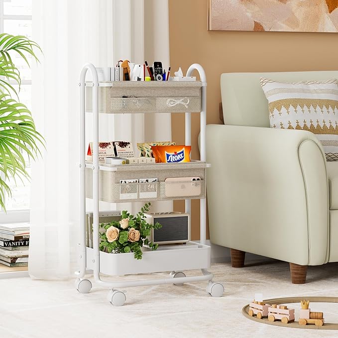 Modanais Baby Diaper Caddy Organizer Cart - Image 4