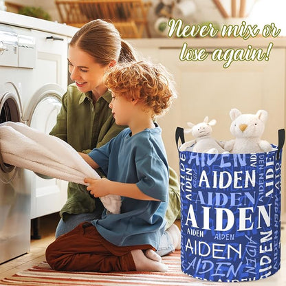 Custom Name Laundry Hamper, Personalized Laundry Baskets - Image 7