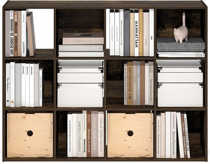 Furinno PELLI Book Shelf, 12-Cube Bookshelf, Cube Storage Organizer Bookcase - Image 5