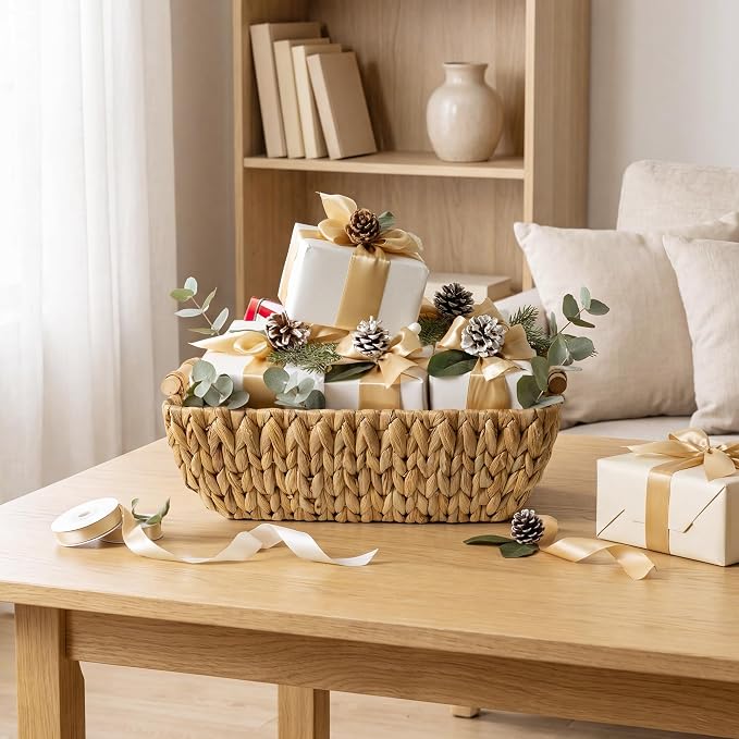 StorageWorks Hand-Woven Storage Baskets - Image 8