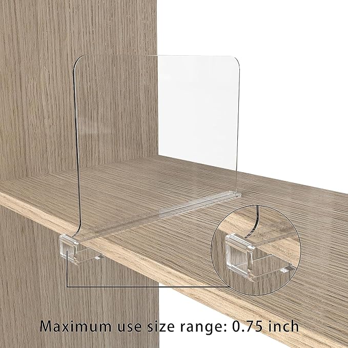 Acrylic Shelf Dividers for Closet Organization, Closet Shelf Organizer Closet - Image 4