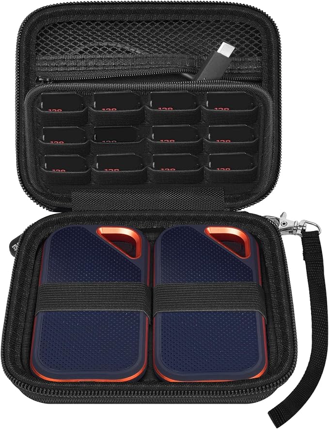 Case Compatible with SanDisk 1TB 2TB 4TB 500GB 8TB by paiyule