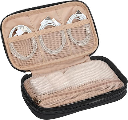 NISHEL Travel Cord Organizer Case, Double Layers Tech Electronic Bag, Essentials - Image 5