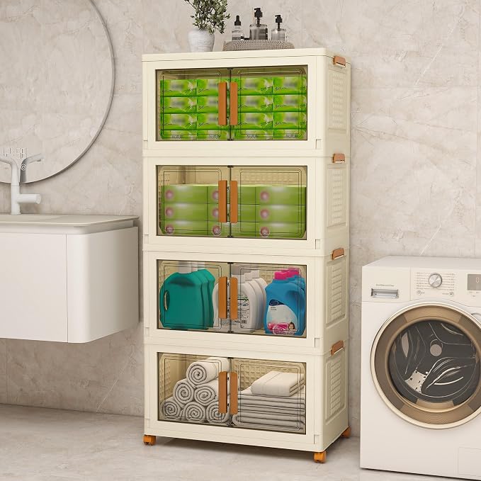 Plastic Stackable Storage Bins - Image 5