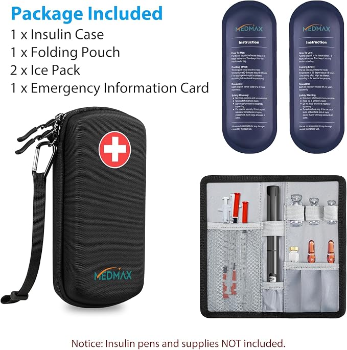 Hard Shell Insulin Cooler Travel Case - Image 8