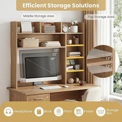 Tangkula Desktop Bookshelf - Image 7