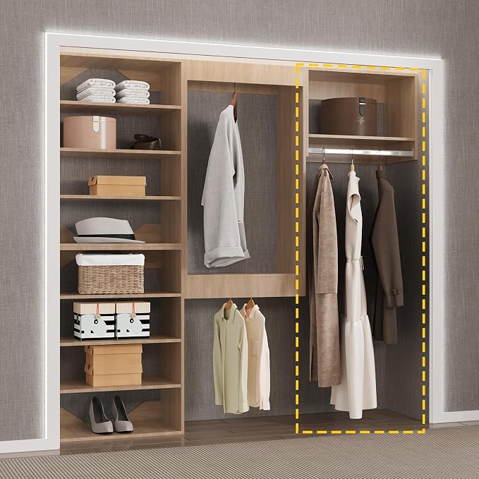 Tall Hanging Closet Unit, Modular System Organizer - Image 5