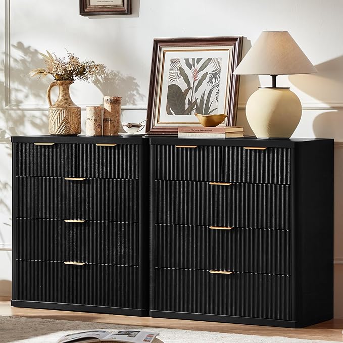 LEYAOYAO Fluted 5 Drawers Dresser - Image 6