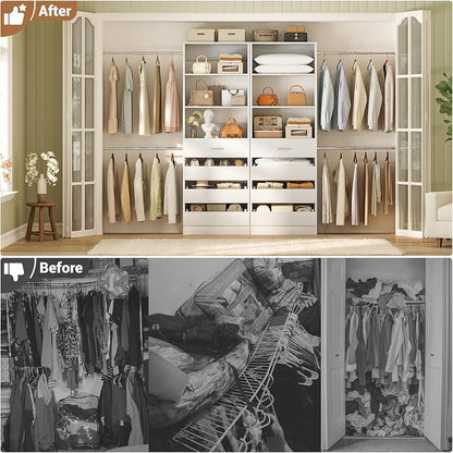 Aheaplus Closet System, 6-15Ft Closet Organizer - Image 6