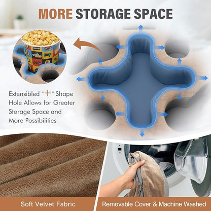 INNO STAGE Couch Cup Holder-Sofa Cup Holder Pillow | Couch Caddy Buddy | Drinks - Image 3