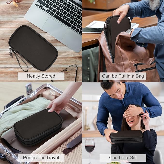 FYY Electronic Organizer, Travel Cable Organizer Bag Pouch Electronic - Image 7